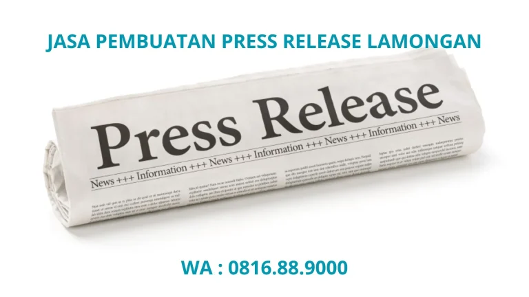 JASA PEMBUATAN PRESS RELEASE LAMONGAN
