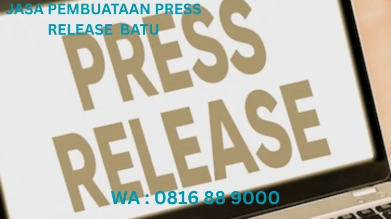 JASA PEMBUATAN PRESS RELEASE BATU