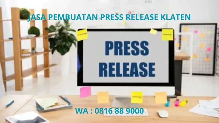 JASA PEMBUATAN PRESS RELEASE KLATEN